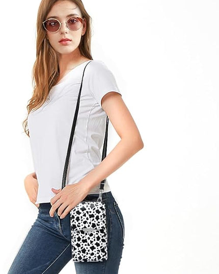 KUKOO Small Crossbody Bag Cell Phone Purse Wallet with Credit Card Slots for Women