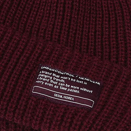 UNDERCONTROL Winter Trawler Fisherman Beanie Men Women Unisex Stylish Plain Docker Skull Hat Roll up Watch Cap Color Pack