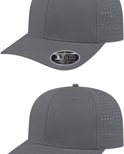 Cap America i8533 Flexfit 110 Perforated Performance Snapback Mid Profile 6-Panel Cap w/UV Guard & Adjustable Snapback