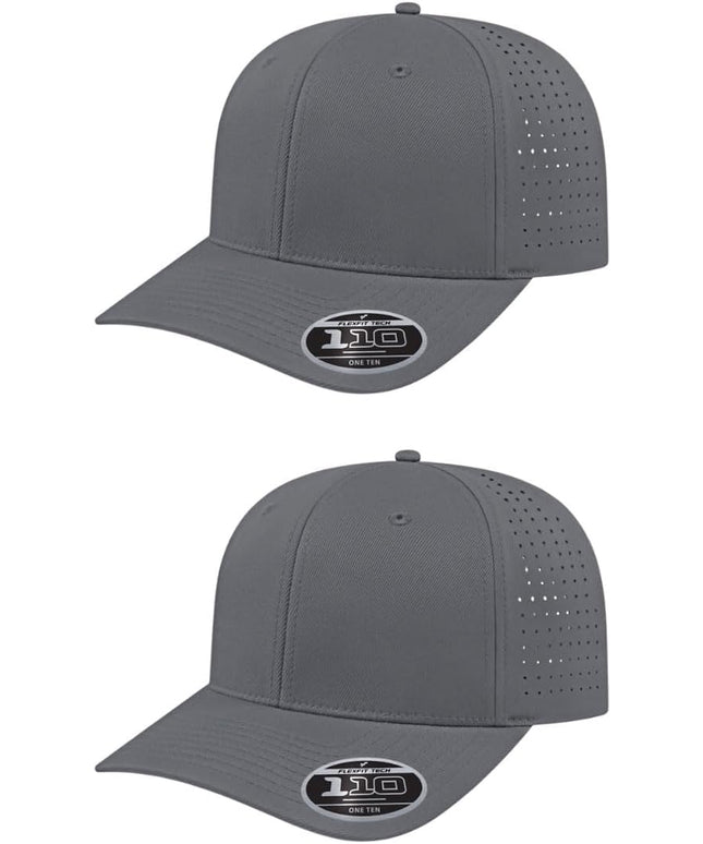Cap America i8533 Flexfit 110 Perforated Performance Snapback Mid Profile 6-Panel Cap w/UV Guard & Adjustable Snapback