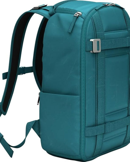 Db Journey Ramverk Backpack - Durable Travel Backpack with Laptop Compartment & Pockets for Work, Luggage Backpack with Roller Bag Hook Up System, 21L - Midnight Teal