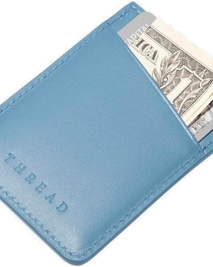 Thread Wallets Ultra Slim Minimalist Card Holder Wallet (Surf Blue)