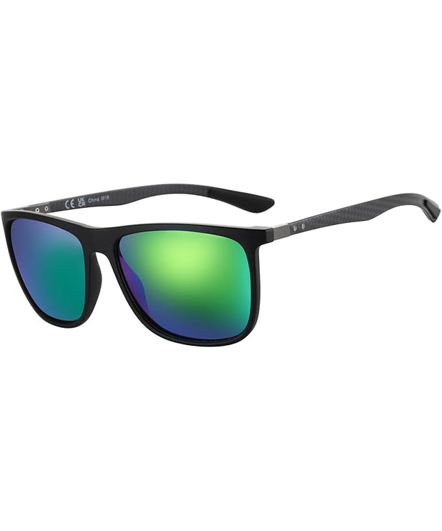 ZENOTTIC Square Polarized Sunglasses for Men Ultralight Carbon Fiber Sun Glasses Driving Fishing Golf Sports UV400 Protection