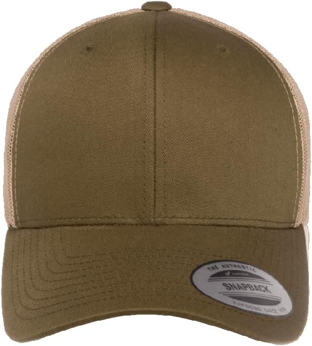 Yupoong Classic Premium Mesh 6 Panel Retro Trucker Cap | Mid Profile Snapback | OSFA | Bulk Pack Available