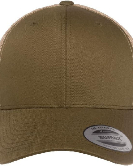 Yupoong Classic Premium Mesh 6 Panel Retro Trucker Cap | Mid Profile Snapback | OSFA | Bulk Pack Available