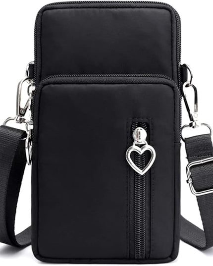Small Crossbody Wallet Phone Bag Women Mini Crossbody Purse Cell Phone Shoulder Bag Mini Wallet Over Shoulder Strap