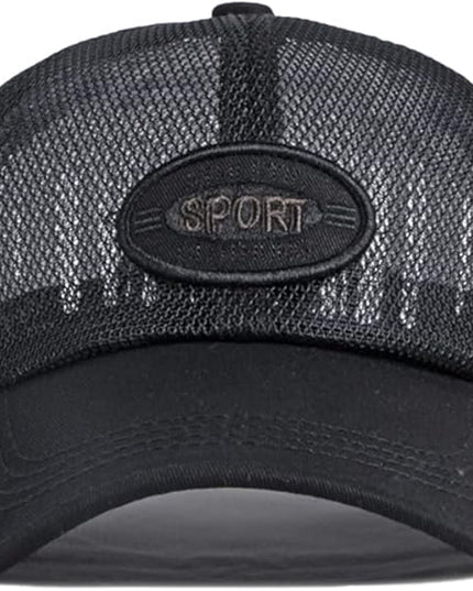 FASHIXD Mesh Baseball Cap for Men Women Summer Breathable Trucker Hats Running Hats Outdoor Sports Quick Dry Hat