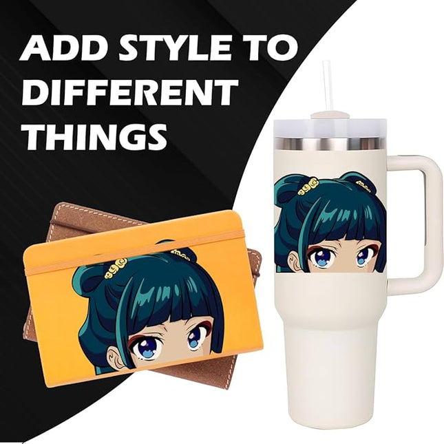 The Court Herbalist Diaries MaoMao Jinshi Anime Manga Decal Stickers for Cars Laptop Skateboard Wall Decor UV Resistant (MaoMao Gyokuyo)