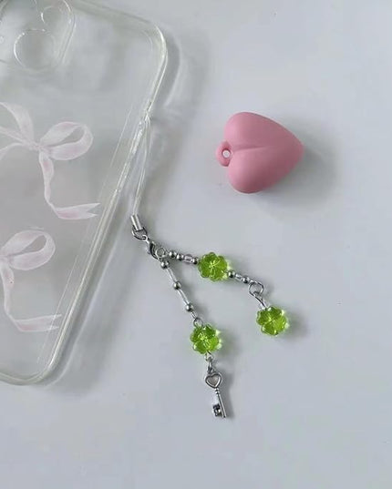 Versatile Use Four Clovers Phone Chain Multipurpose Phone Luck Charm Keychain For Keys And Wallets Accessory Trendy Decoration