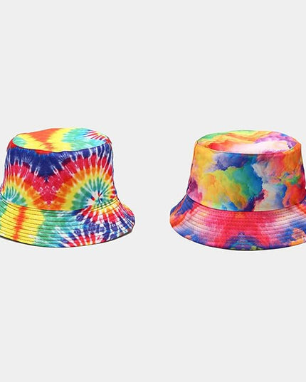 Mashiaoyi Unisex Print Double-Side-Wear Reversible Bucket Hat