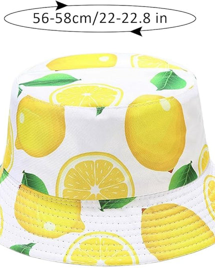 Malaxlx Unisex Bucket Hat Beach Sun Hat Aesthetic Fishing Hat for Men Women Teens, Reversible Double-Side-Wear