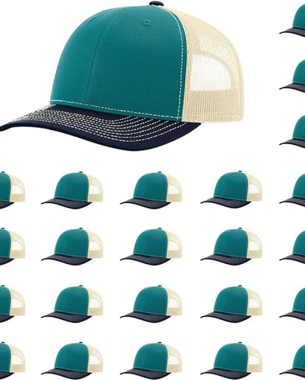 Richardson 112 Classic Six-Panel Adjustable Snapback Trucker Cap | Bulk Packs Available