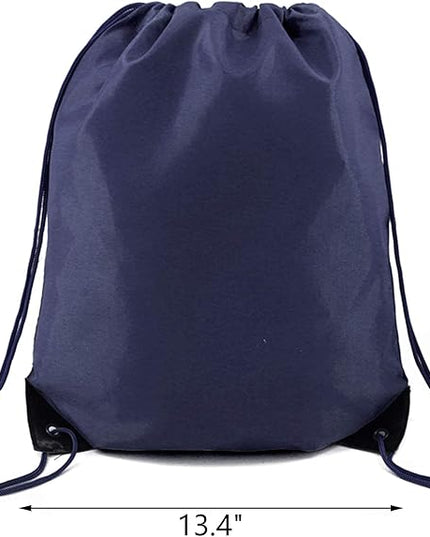 BeeGreen Drawstring Backpack Bags 20,30,50 Packs Reflective String Bags for Gym Sport Trip Cinch Sack DIY for Women Men