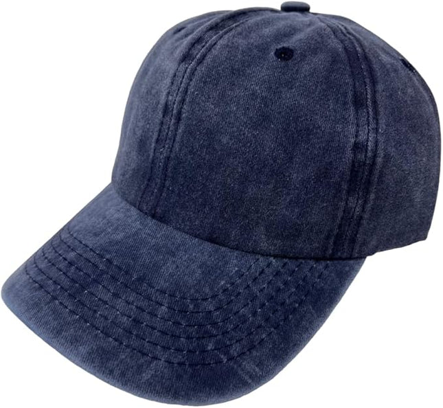 Roytrense Unisex 100% Cotton Washed Low Profile Dad Hat - Adjustable Baseball Cap for Outdoor Activities