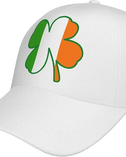 St. Patrick's Day Baseball Cap, Irish Green Clover Trucker Hat for Men Women, Fashion Adjustable Sun Visor Dad Hat