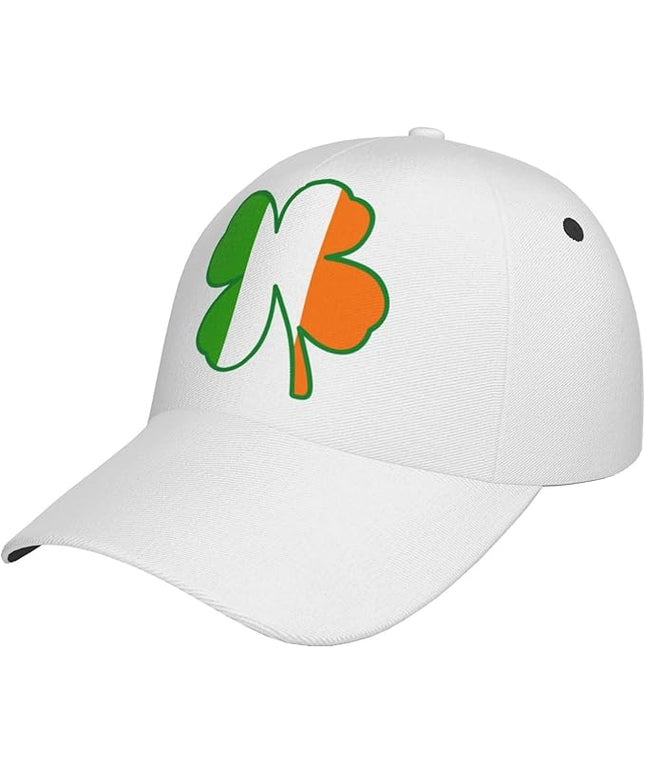 St. Patrick's Day Baseball Cap, Irish Green Clover Trucker Hat for Men Women, Fashion Adjustable Sun Visor Dad Hat