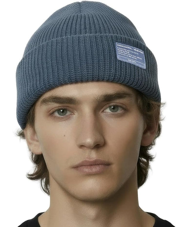 UNDERCONTROL Winter Trawler Fisherman Beanie Men Women Unisex Stylish Plain Docker Skull Hat Roll up Watch Cap Color Pack