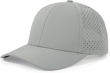kozinu Quick Dry Baseball Cap Curved Brim Snapback Hat Laser Cut Mesh Ball Cap Golf Ball Cap for Men Women