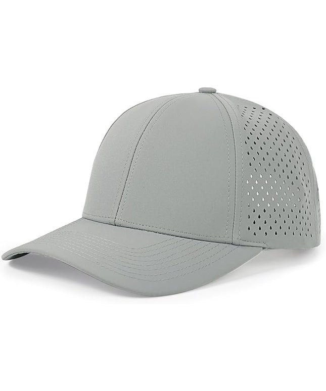 kozinu Quick Dry Baseball Cap Curved Brim Snapback Hat Laser Cut Mesh Ball Cap Golf Ball Cap for Men Women