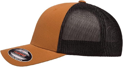 Flexfit 6511 Fitted Mid-Profile Stretchable Mesh Panels Trucker Cap | Bulk Pack Available