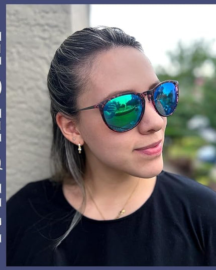 WOWSUN Retro Polarized Sunglasses Womens 2026 Trendy Round Classic Glasses