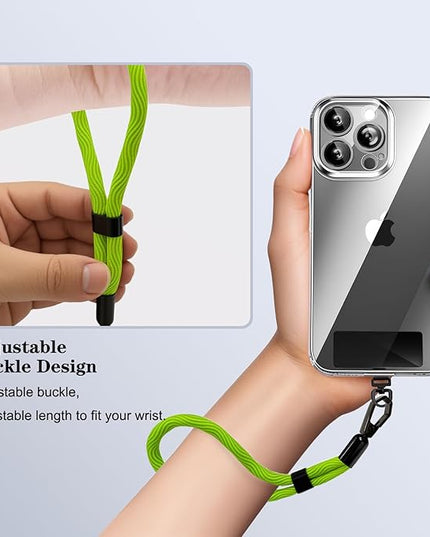 Phone Lanyard, 2 Pack Adjustable Cell Phone Lanyard Hand Phone Wrist Strap with Tether Tabs for Smartphones