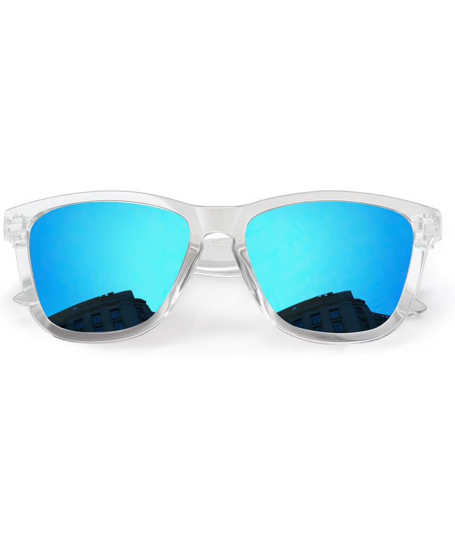 DANAMY Sunglasses Womens Polarized Sunglasses for Women Trendy Designer Mirrored UV400 Protection Sun Glasses