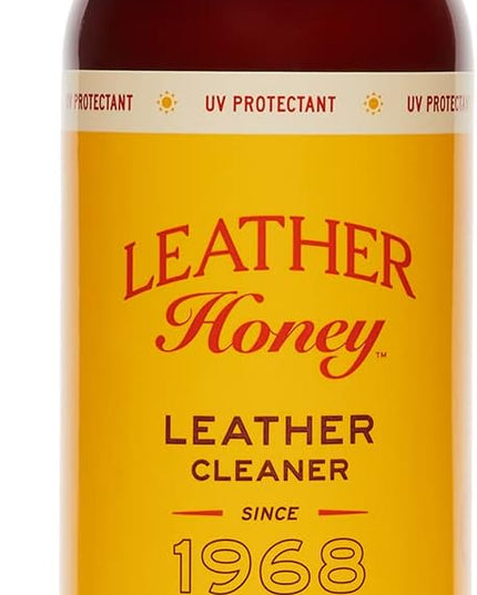 Leather Honey Leather Cleaner Spray: UV Protectant, Non-Toxic & Made in the USA Since 1968. Cleans & Protects Leather, Faux & Vinyl - Couches, Car Seats, Purses, Shoes, Bags & Tack. Safe for Any Color