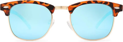 Pro Acme Semi-Rimless Polarized Sunglasses UV 400 Protection for Women Men