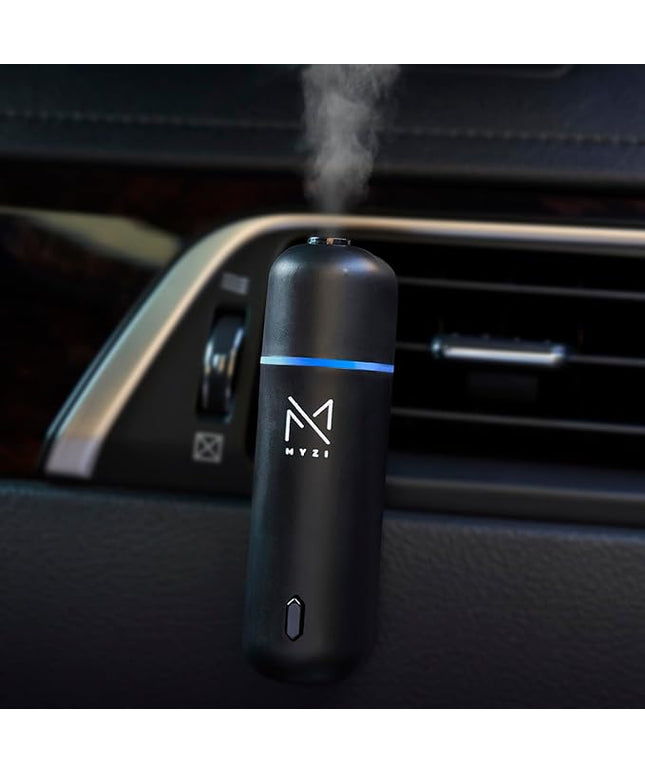 MYZI Car Air Freshener Diffuser, Waterless Diffuser Car Essential Oil Diffuser with 6 Refill Scents, Car Diffuser Air Freshener Car Fragrance Diffuser