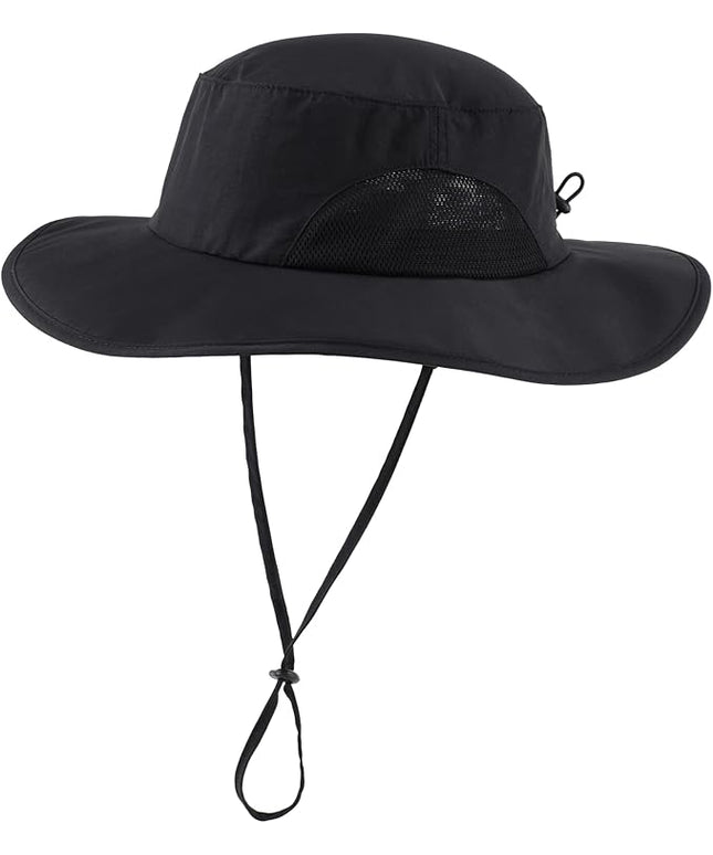 Home Prefer UPF50+ Mens Sun Hat Wide Brim Fishing Hat for Men UV Protection Womens Beach Bucket Hat for Golf Hiking Gardening