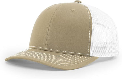 Richardson 112 Trucker Hat - Premium Adjustable Snapback Hat - Structured Six Panel Richardson Blank Caps