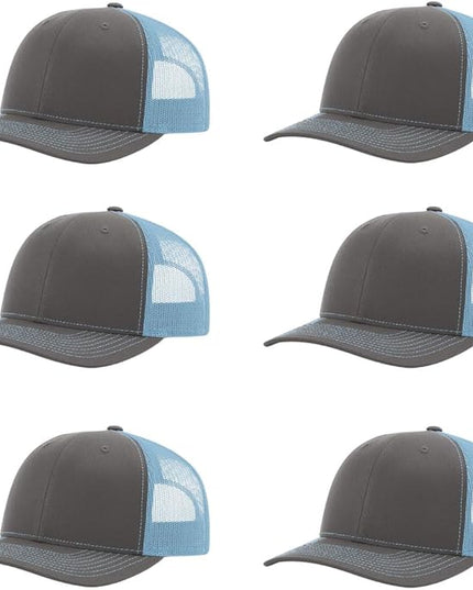 Richardson 112 Classic Six-Panel Adjustable Snapback Trucker Cap | Bulk Packs Available