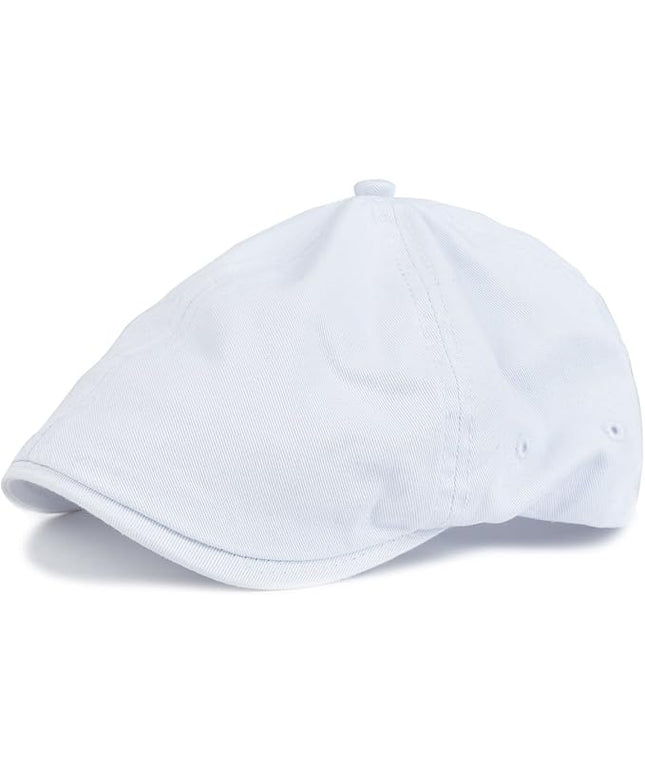 VOBOOM Cotton Washing Flat Cap Cabbie Hat Gatsby Ivy Irish Hunting Newsboy