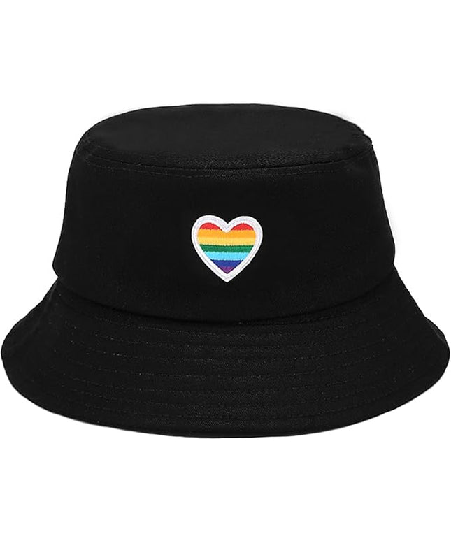 XYIYI Fashion Embroidery Bucket Hat Cotton Beach Fisherman Hats for Women Girls