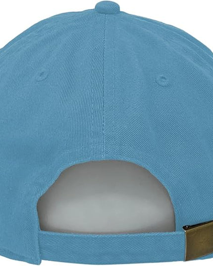 Glory Max 100% Cotton Baseball Cap Classic Plain Low Profile Golf Dad Hat Buckle Adjustable
