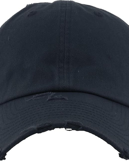 KBETHOS Vintage Washed Distressed Cotton Dad Hat Baseball Cap Adjustable Polo Trucker Unisex Style Headwear