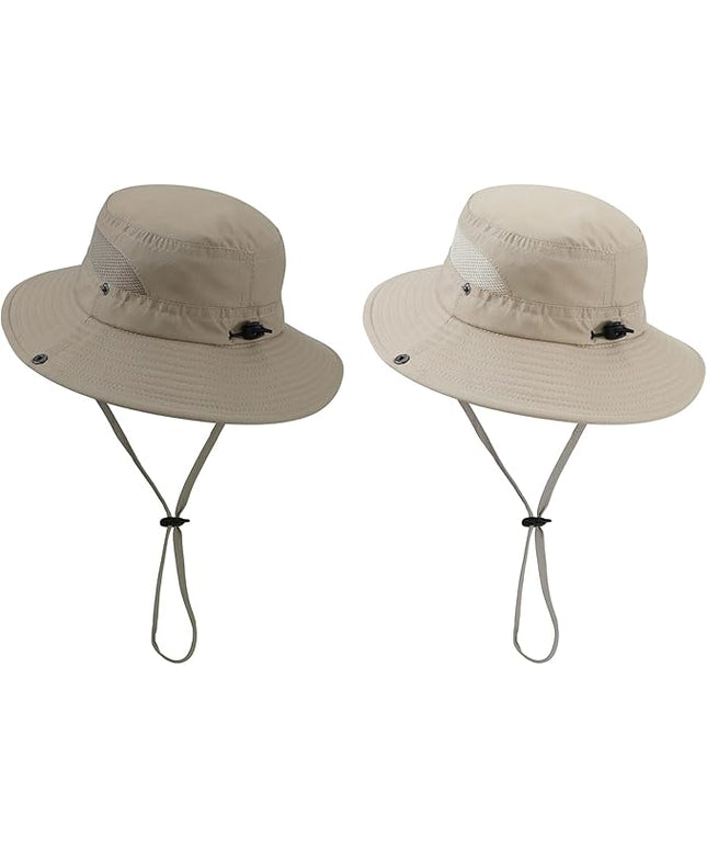 Century Star Outdoor Kids Sun Hat UPF 50+ Quick Dry Adjustable Bucket Hat Windproof Waterproof Beach Fishing Safari Hat