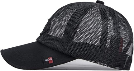 FASHIXD Mesh Baseball Cap for Men Women Summer Breathable Trucker Hats Running Hats Outdoor Sports Quick Dry Hat