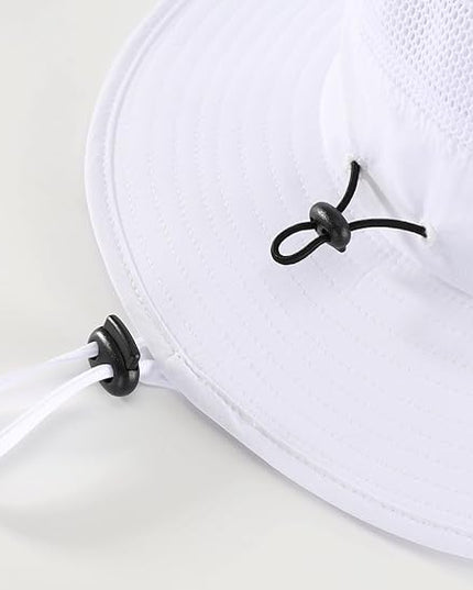 Home Prefer UPF50+ Mens Sun Hat Wide Brim Fishing Hat Womens UV Protection Cap Breathable Mesh Safari Gardening Bucket Hat
