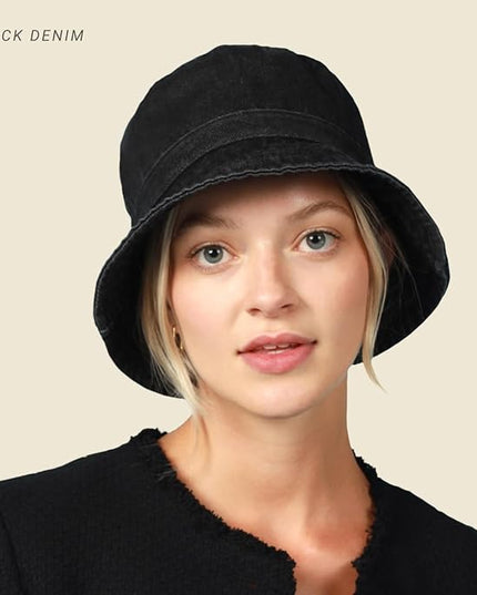 Hot Summer Bucket Hat - Trendy Cotton Sun Hat for Beach, Golf, Fishing - Fun Outdoor Vacation Boonie for Men and Women
