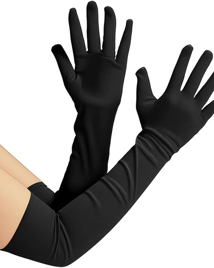 Long Opera Gloves for Women 1920s Length Gloves Costume Accessories, Vintage Bridal Party Gloves