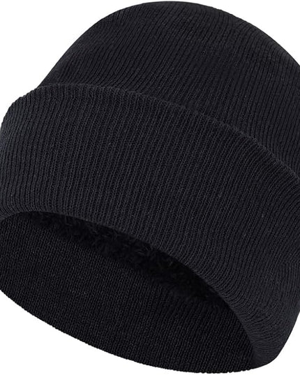 ZH 12-Pack Knitted Winter Beanie Hats for Men and Women, Warm and Cozy Cuffed Skull Caps, Bulk Purchase