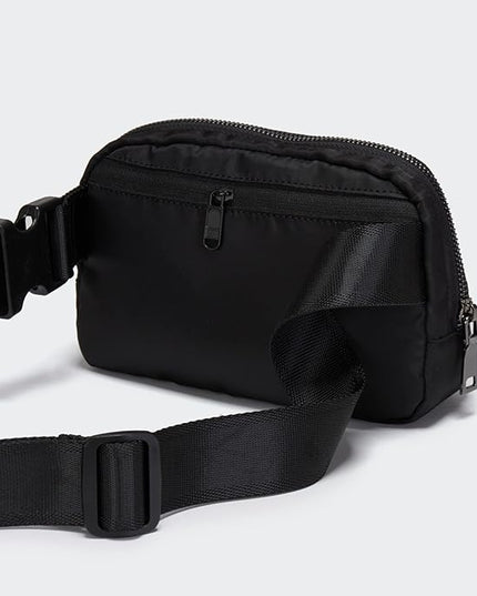 Pander Cross Body Fanny Pack for Women, Fashion Waist Packs, Crossbody Bags, Belt Bag with Adjustable Strap (Black)