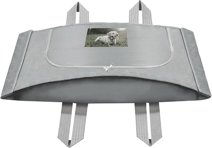 Pet Burial Bag for Dogs, Cats, Medium Pets 20-40lb - Pet Caskets or Burial Boxes Alternative, Eco-Conscious Pet Body Bag with Handle & Custom Memorial Surface (Gray, M)