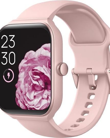 TOOBUR Smart Watch for Women Alexa Built-in, 1.95" Fitness Tracker with Answer/Make Calls, IP68 Waterproof/Heart Rate/Sleep Tracker/100 Sport Modes, Fitness Watch Compatible Android iOS