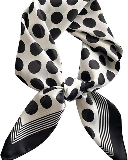 Dailyacc Hair Bandanas Scarf For Women Lightweight Fashion Neck Silk Satin Head Scarves For Sleeping Handbags Scarf