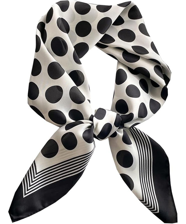 Dailyacc Hair Bandanas Scarf For Women Lightweight Fashion Neck Silk Satin Head Scarves For Sleeping Handbags Scarf