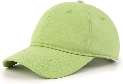 Zylioo XL XXL Oversize Baseball Cap, 100% Cotton Adjustable Dad Hat for Big Heads 23.5"-25.5", Soft Crown Large Size Cap