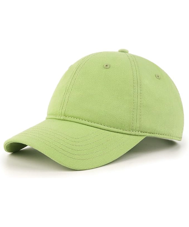 Zylioo XL XXL Oversize Baseball Cap, 100% Cotton Adjustable Dad Hat for Big Heads 23.5"-25.5", Soft Crown Large Size Cap